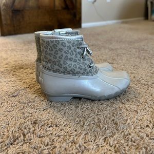 Little girl Sperry boots